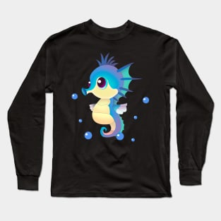 Cute Seahorse Long Sleeve T-Shirt